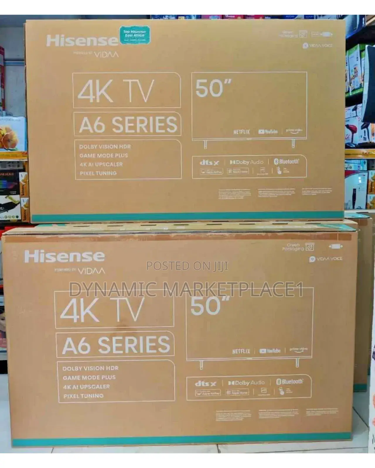  Brand New Hisense 50" Qled Smart Frameless Tv (Q6 Series)