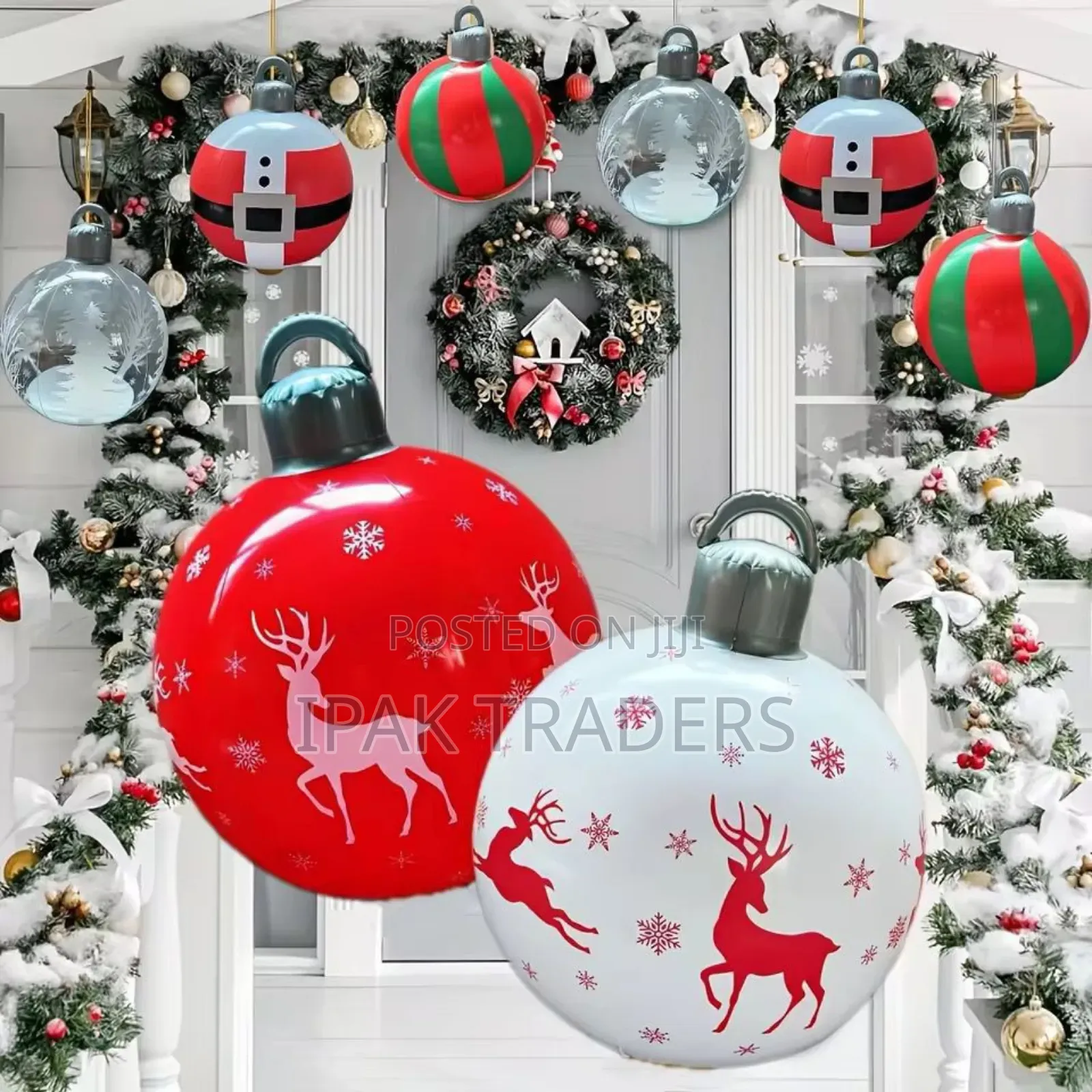 Giant Inflatable Christmas Ball Outdoor Inflatable Decoration