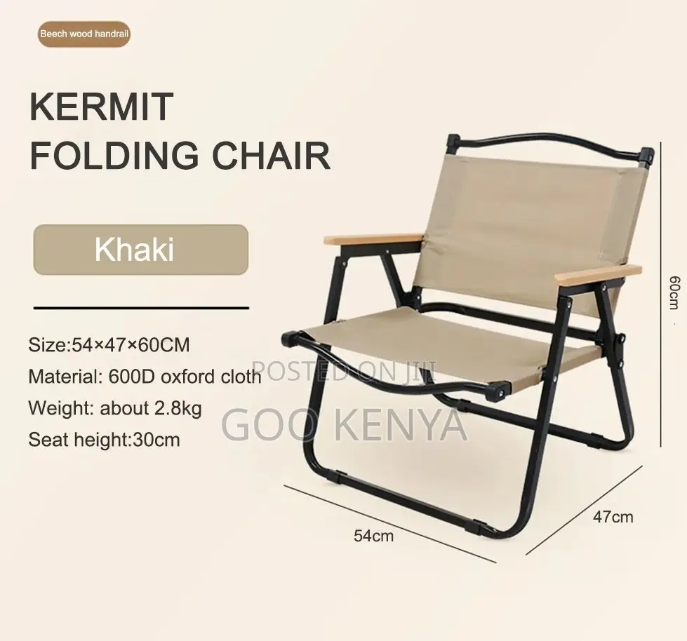 Home Outdoor Chair; Heavy-Duty Folding Chair for Outdoor Relaxation