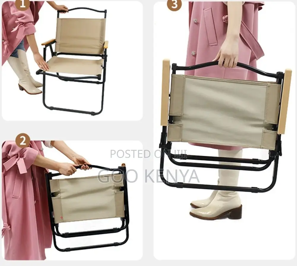 Home Outdoor Chair; Heavy-Duty Folding Chair for Outdoor Relaxation