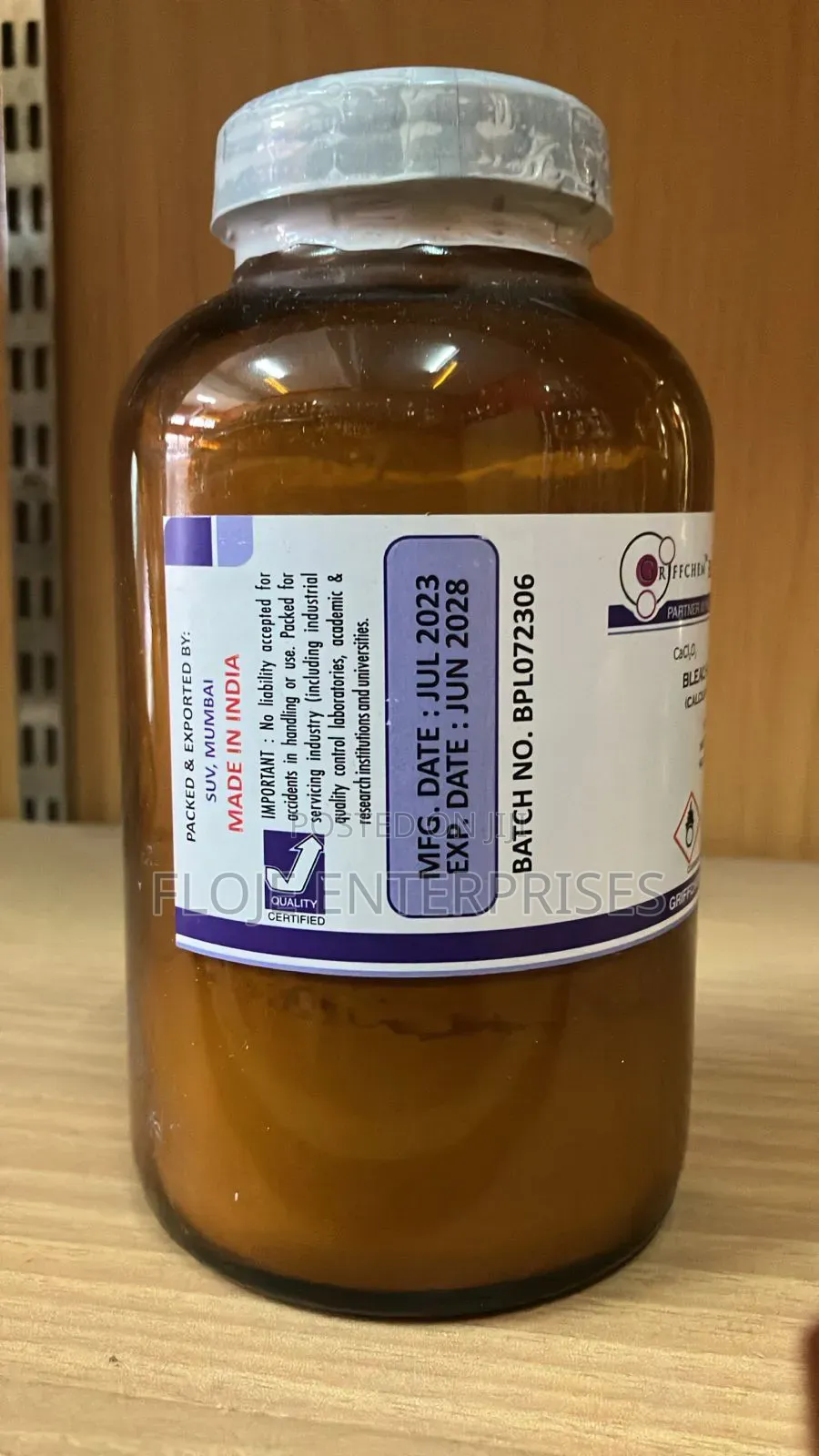 Bleaching Powder (Chlorine Powder) 500g Griffchem
