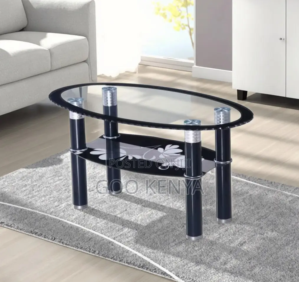 Home Table; Custom Glass-Top Coffee Table for Home Interior Furniture
