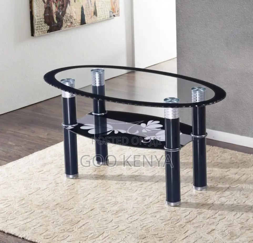 Home Table; Custom Glass-Top Coffee Table for Home Interior Furniture