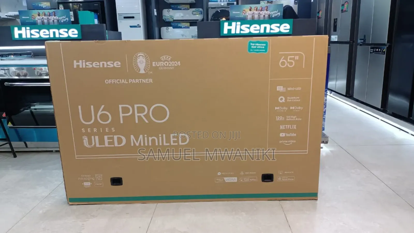 Hisense 65" Uled Pro Miniled Tv New Model Dolby Vision Hdr10+ 120 Hz