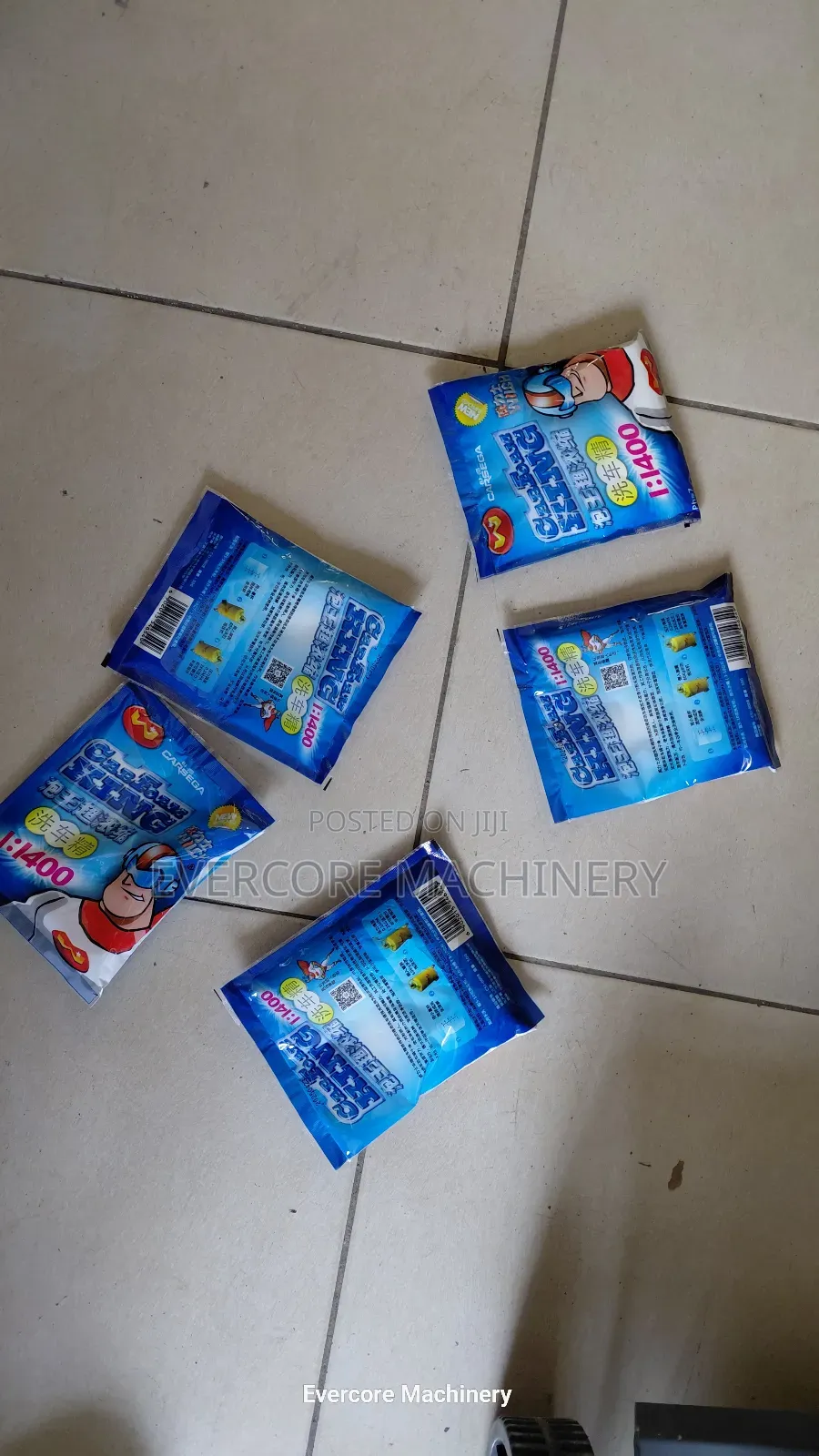Best Quality Powder Carwash Soap Sachets.