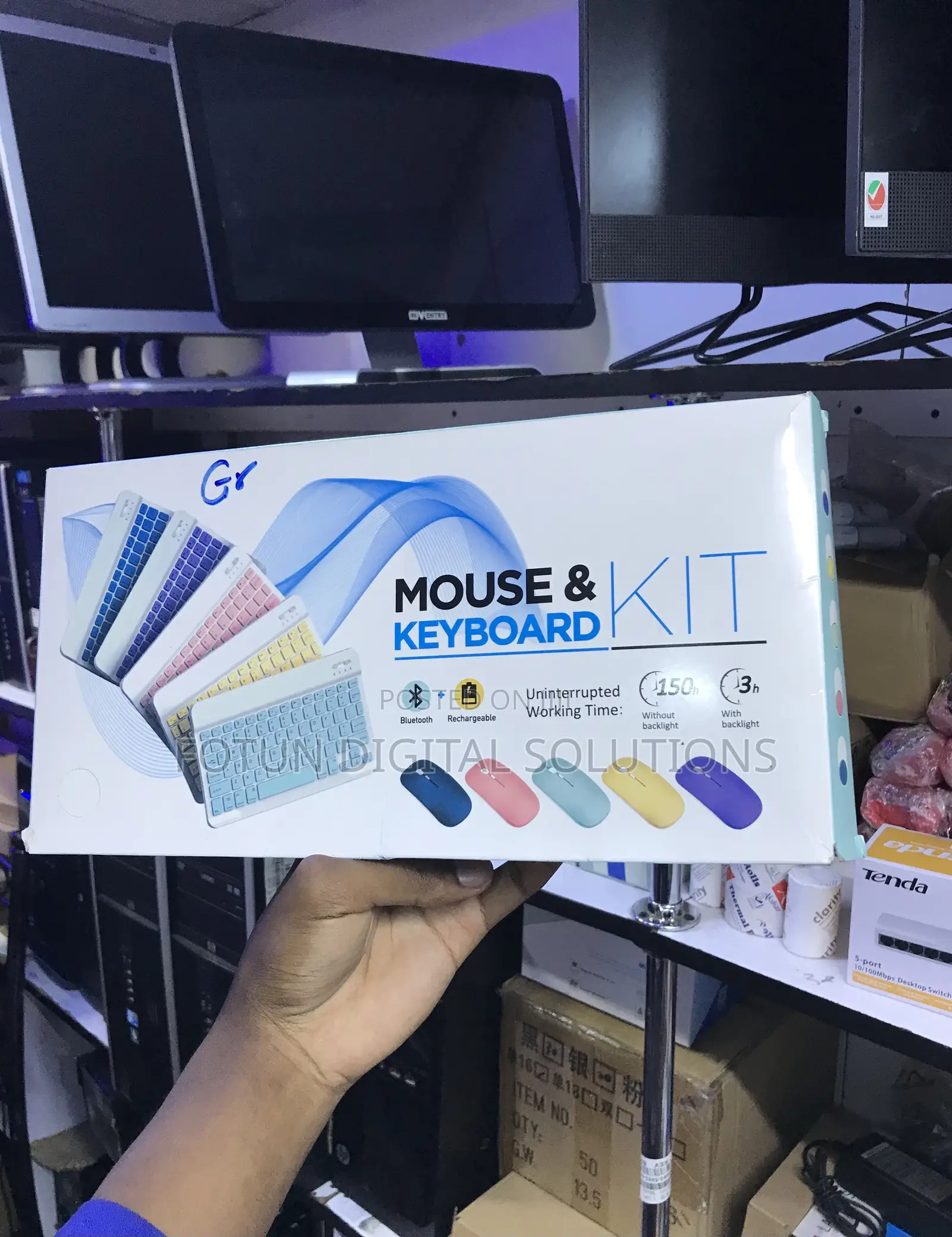 Rechargeable Gaming Keyboard Mouse Combo - RGB Backlit