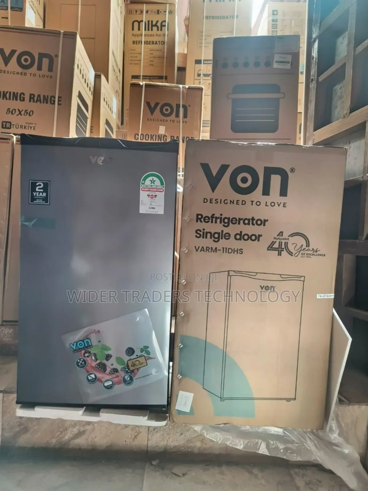 Von 90 Litres Single Door Refrigerator