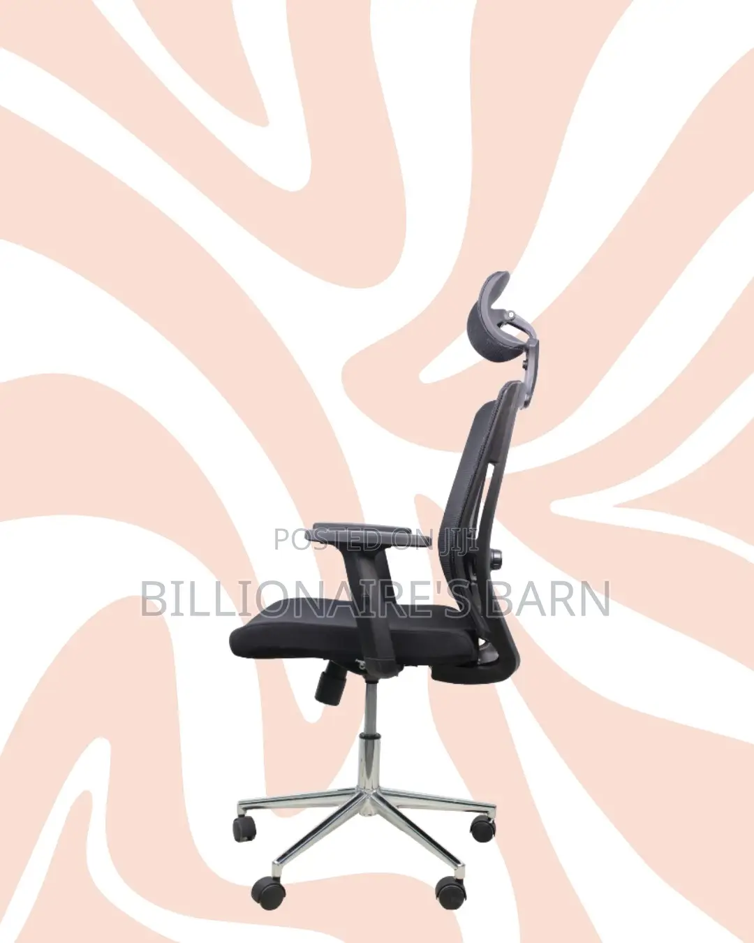 Ergonomic Mesh Chair With Headrest | Ideal for Home Office
