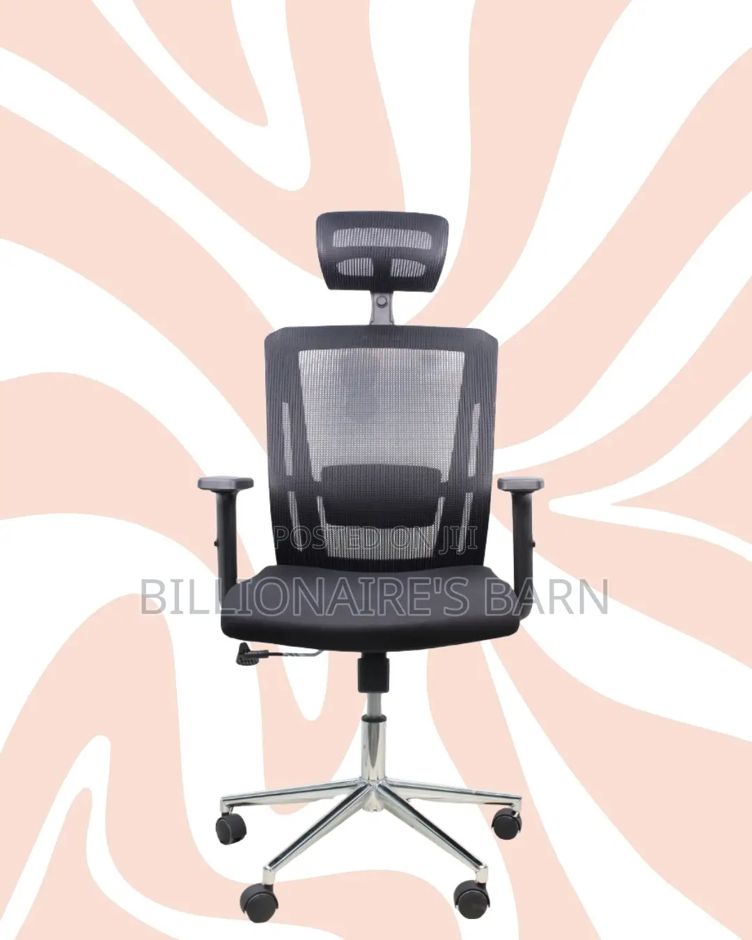 Ergonomic Mesh Chair With Headrest | Ideal for Home Office