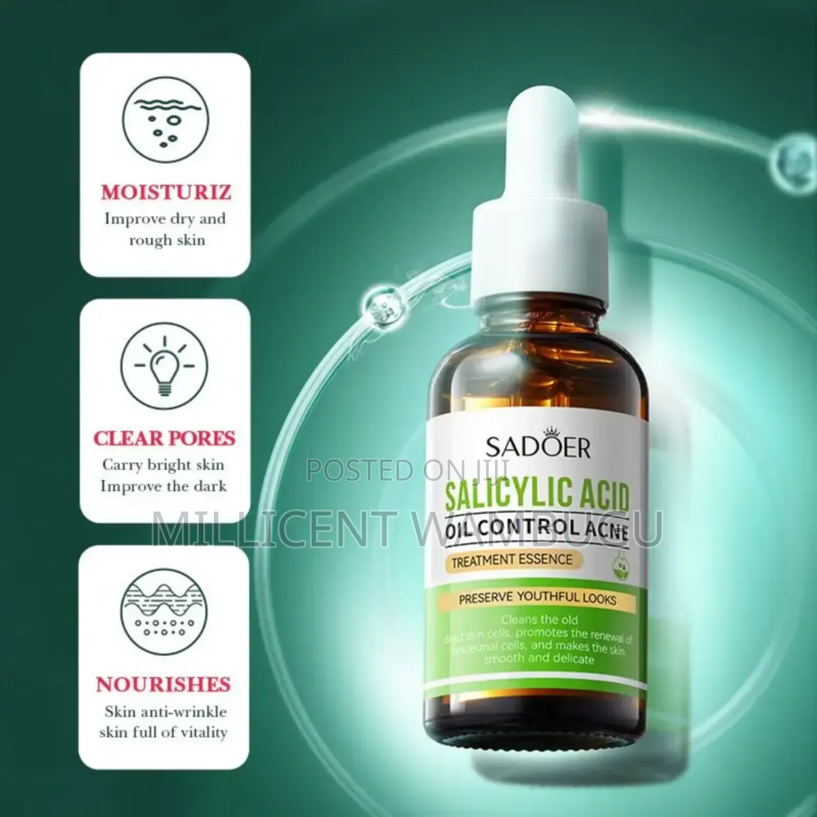 Sadoer Acne Treatment Serum With Salcylic Acid