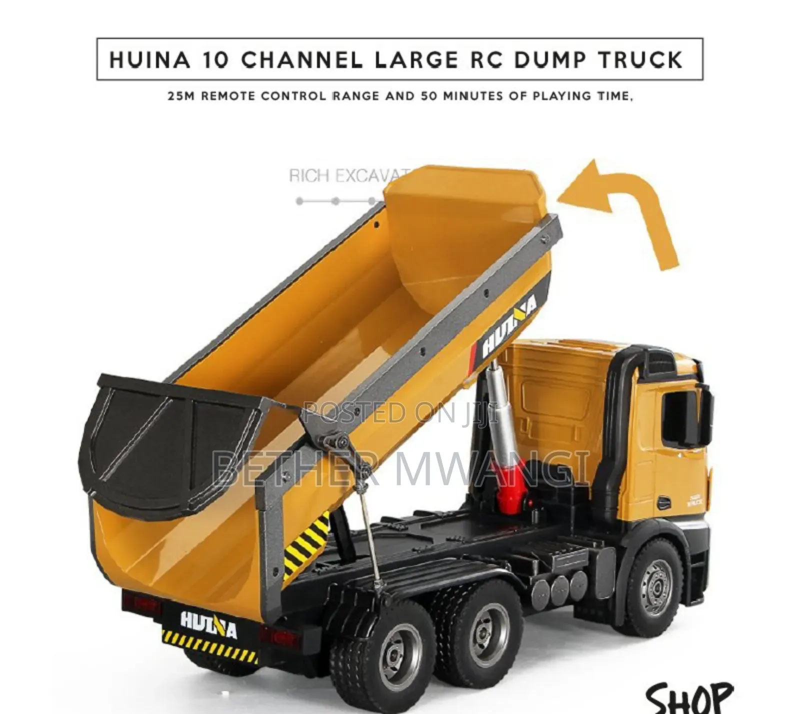 Huina 1580-xx- Large Rc Dump Truck In Kenya
