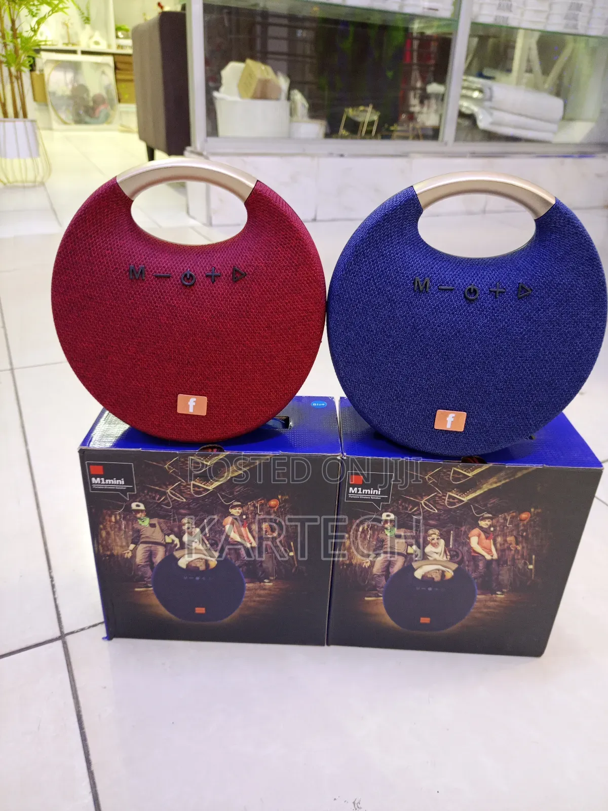 M1 Mini Portable Bluetooth Speaker – Powerful Bass, Handle Design