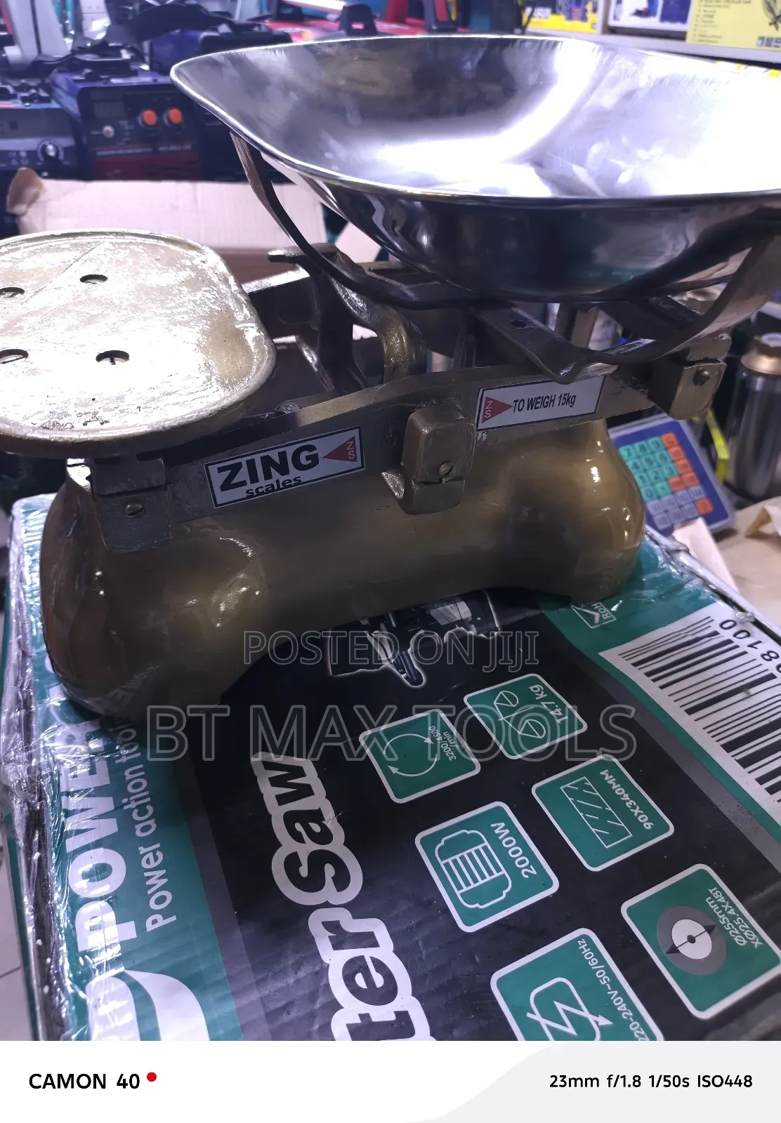 Commercial Zinc Weighing Scale