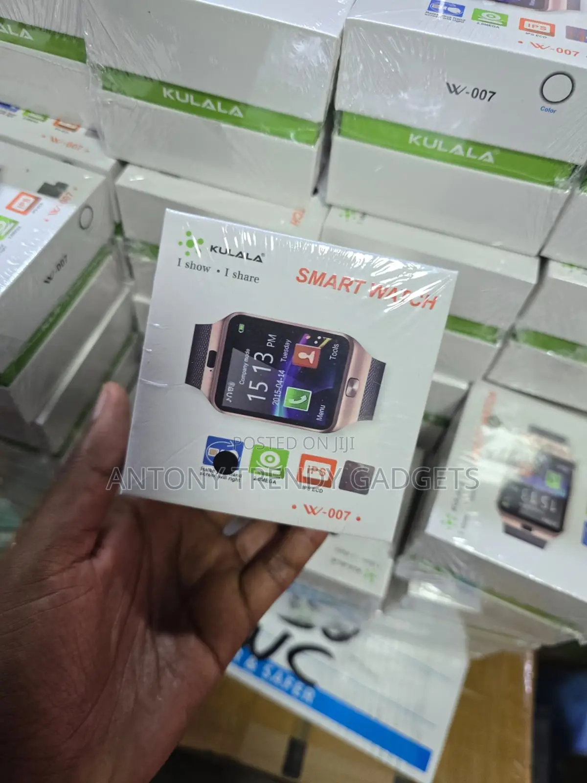 W007 Smartwatch Phone – Touchscreen, Sim Support & Fitness Tracker