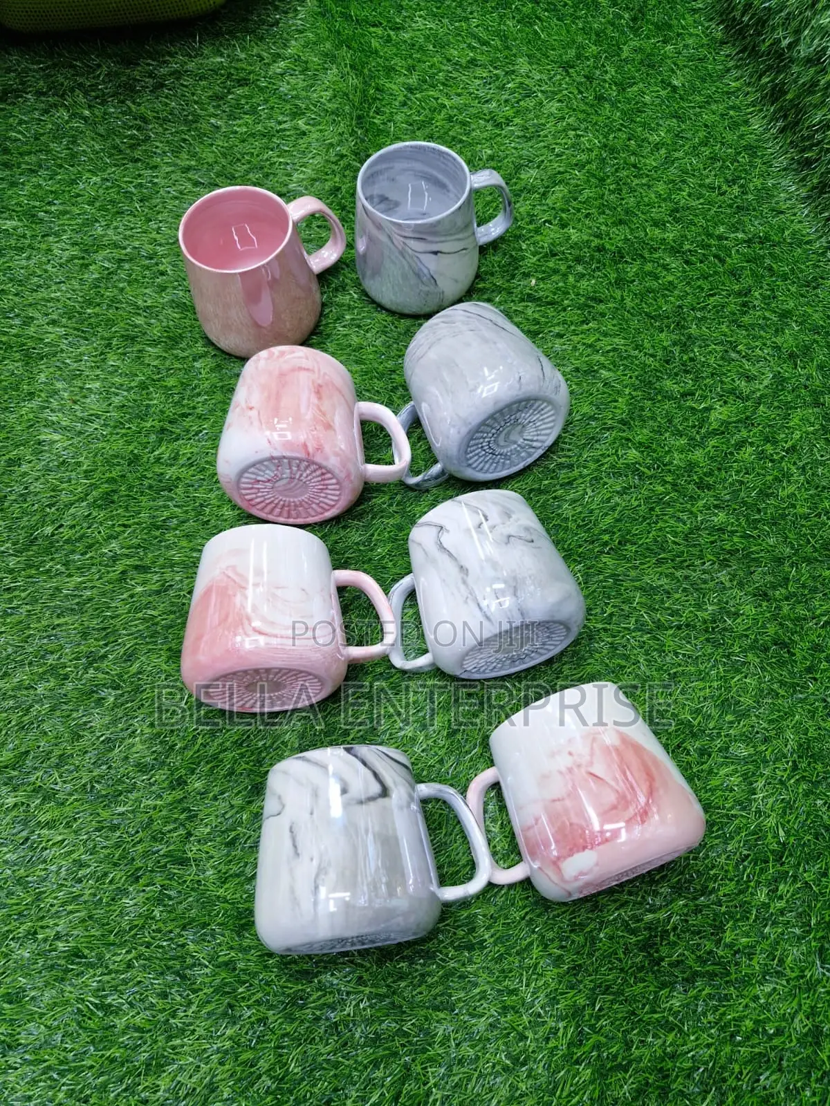 Available Pearl Marble Porcelain Tea/ Coffee Mugsavailable