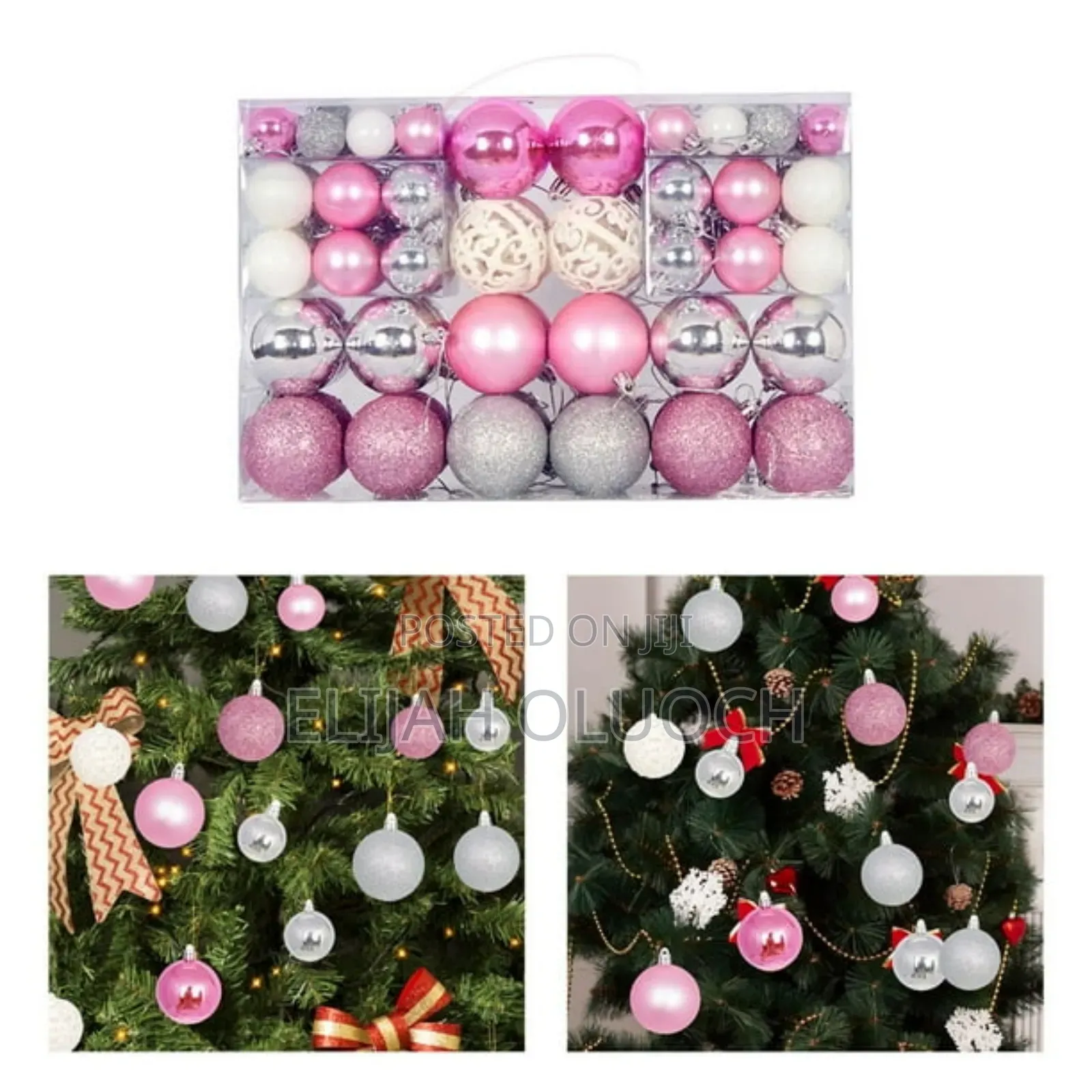 100 PCS Christmas Tree Decor Balls Set