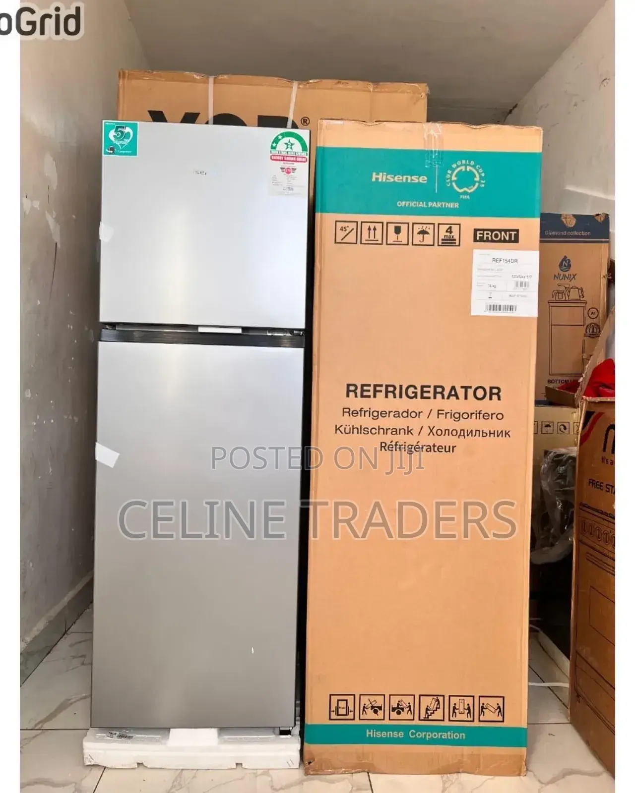 154l Hisense Double Door Refrigerator