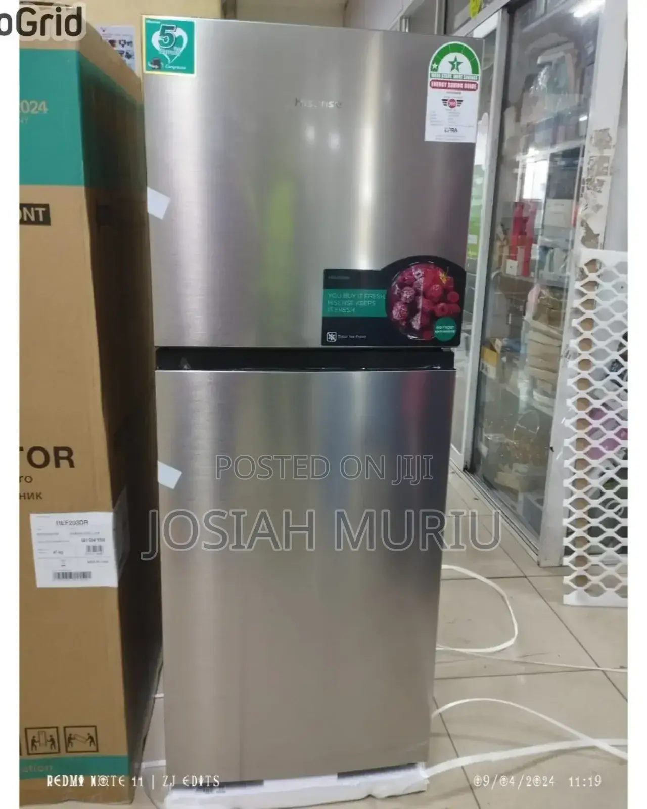 Hisense Ref205dr 205l Double Door Fridge