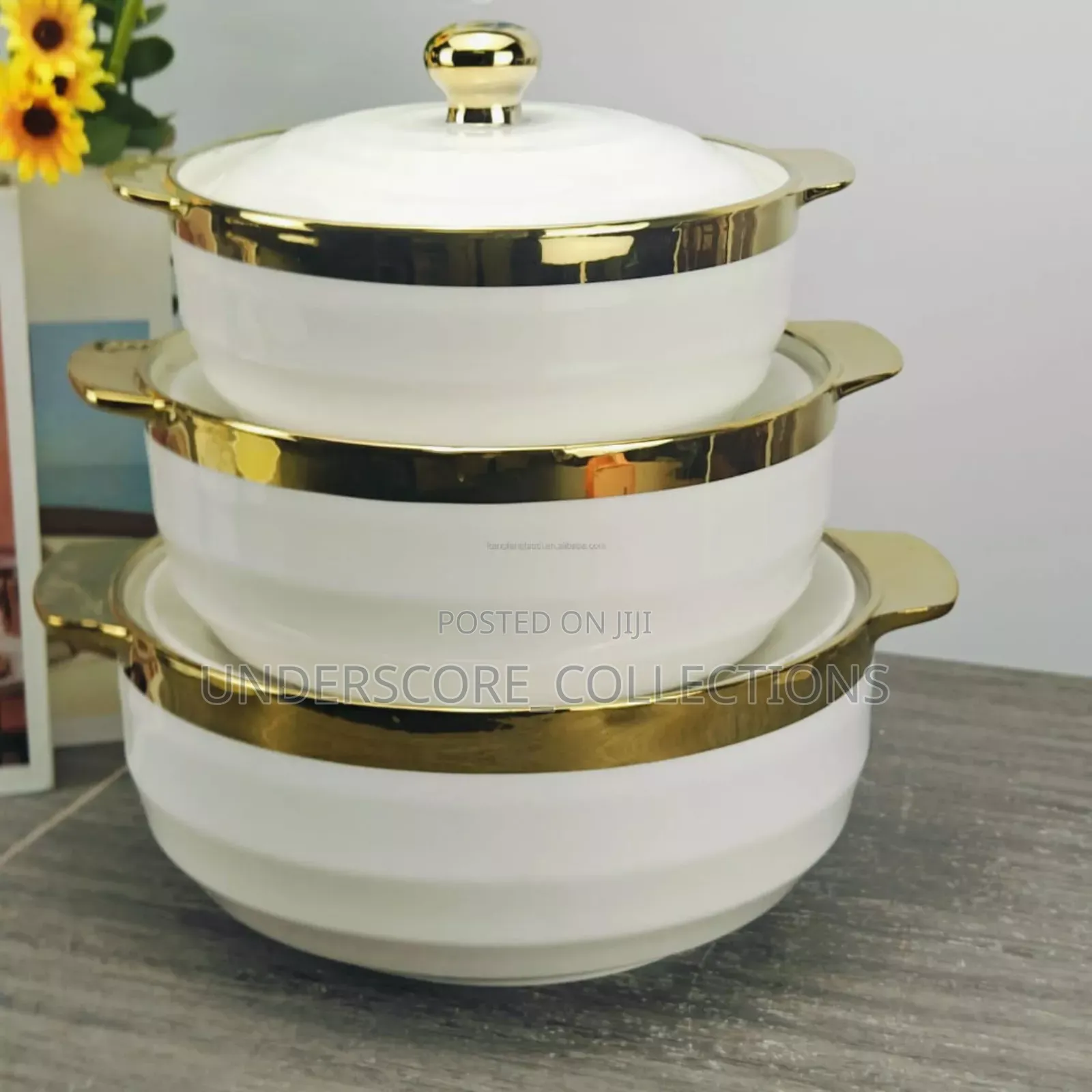 High Quality 3in1 Ceramic Soup Pots