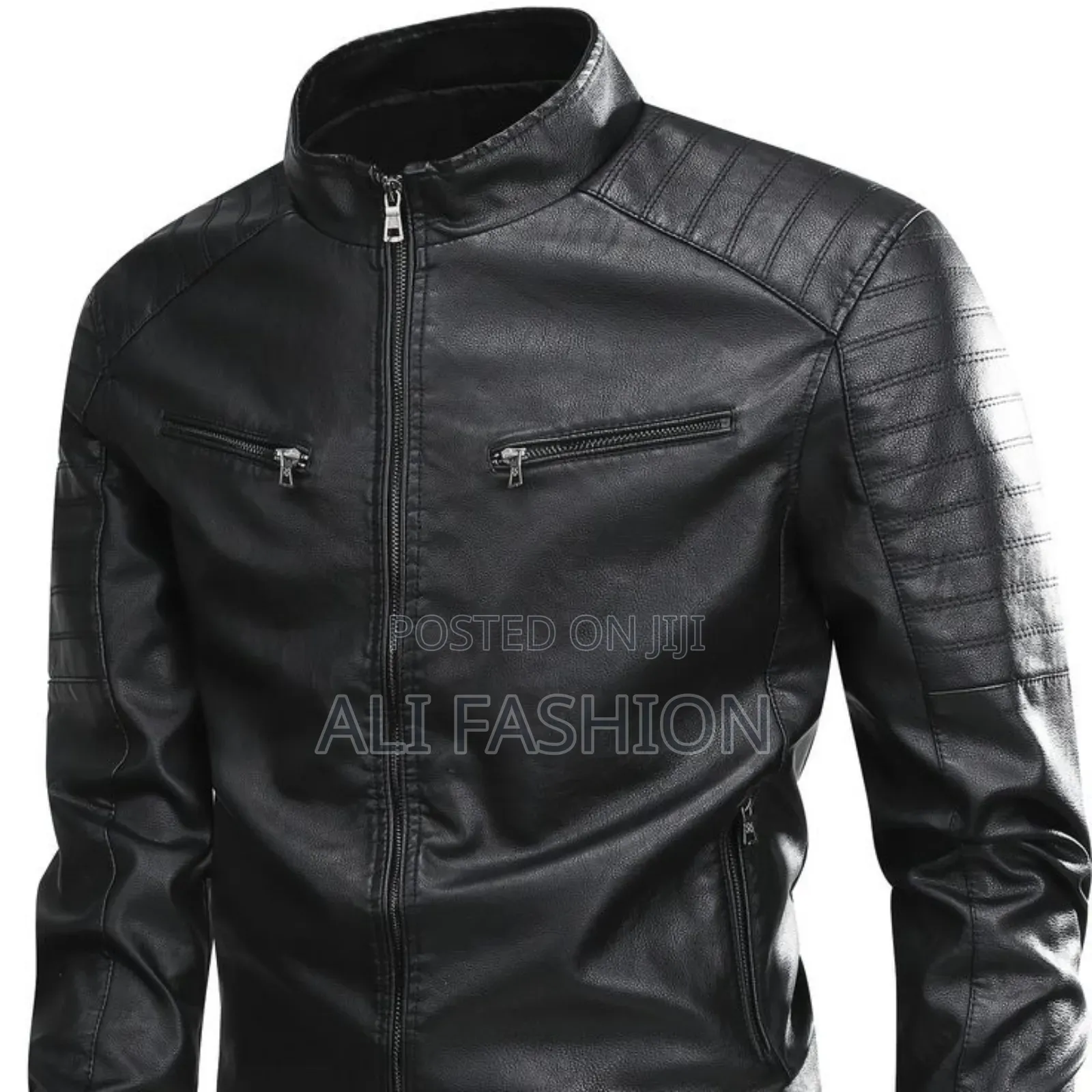 Leather Jackets for Men Side Zip