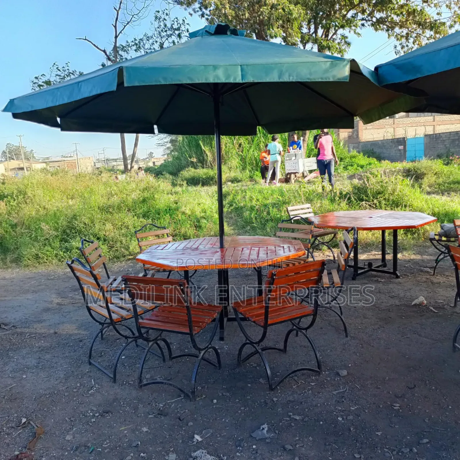 Metallic Wooden Gazebbos (Six Chairs)