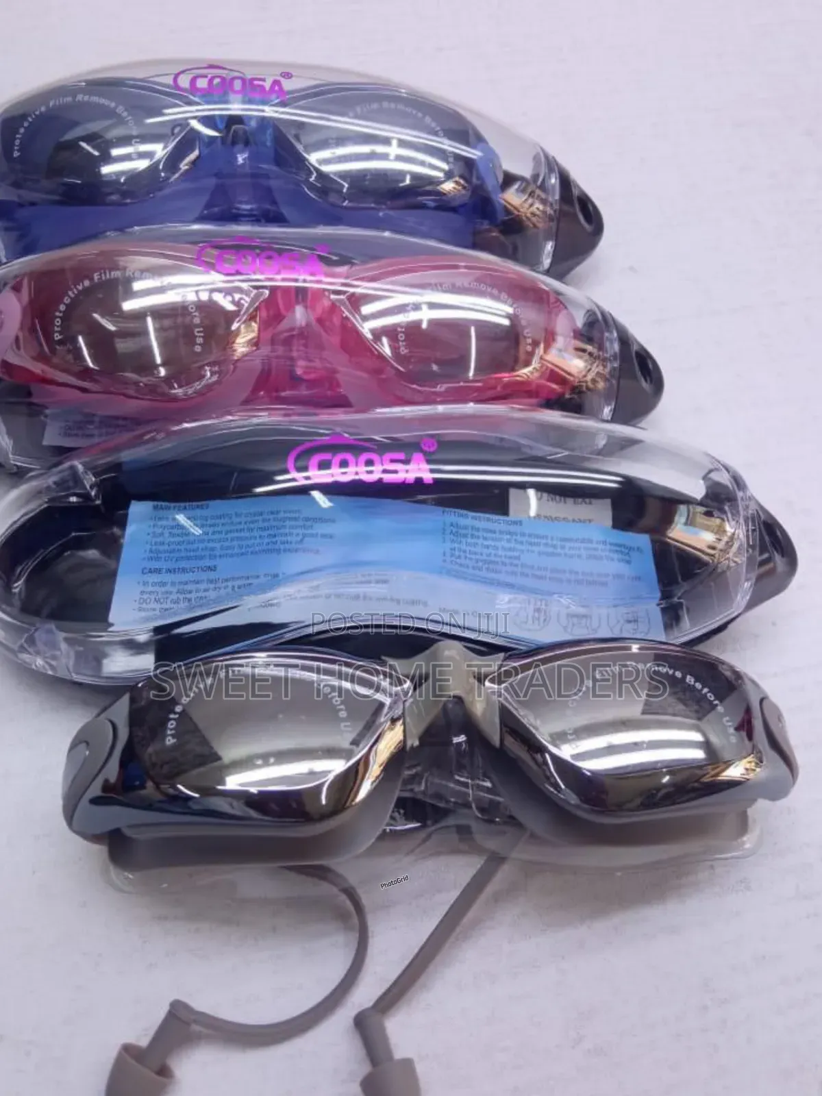 Anti -Fog Swimming Goggles With Uv Protection