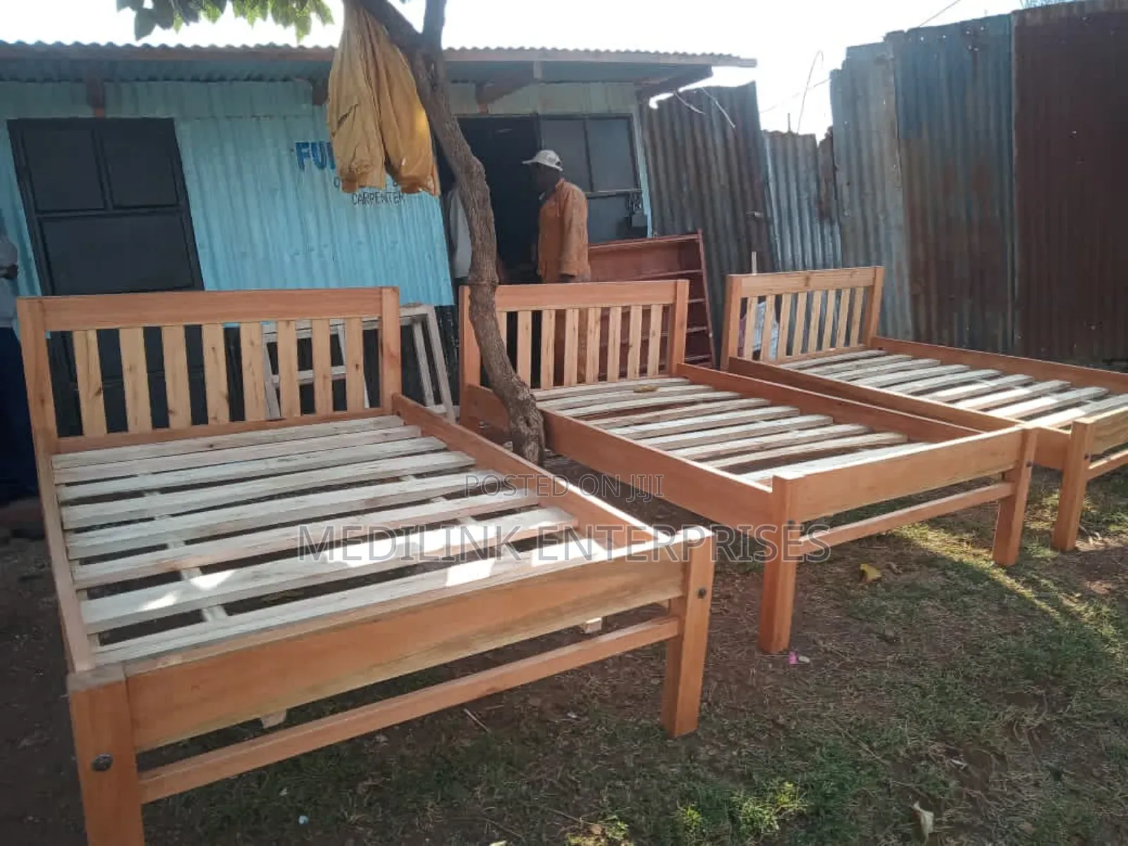 Wooden 3*6 Vanish Kids Single Beds