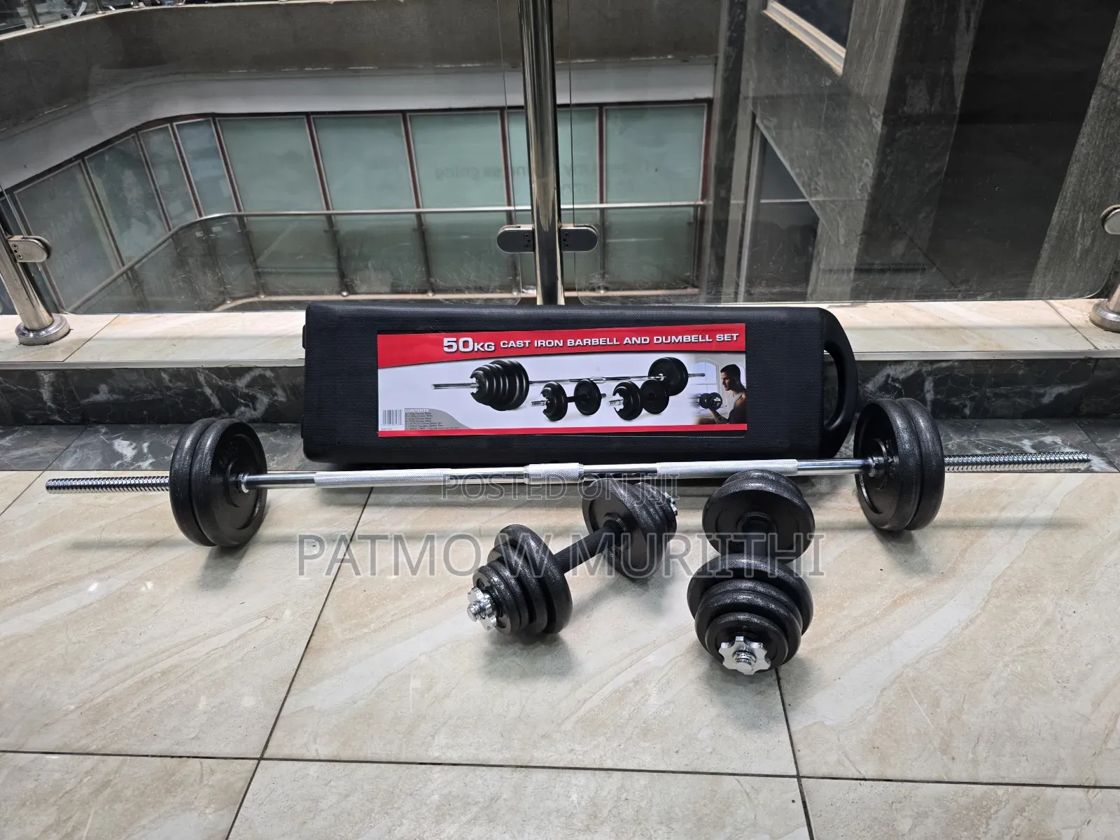 50 KGS Adjustable Dumbbells Weights With Case