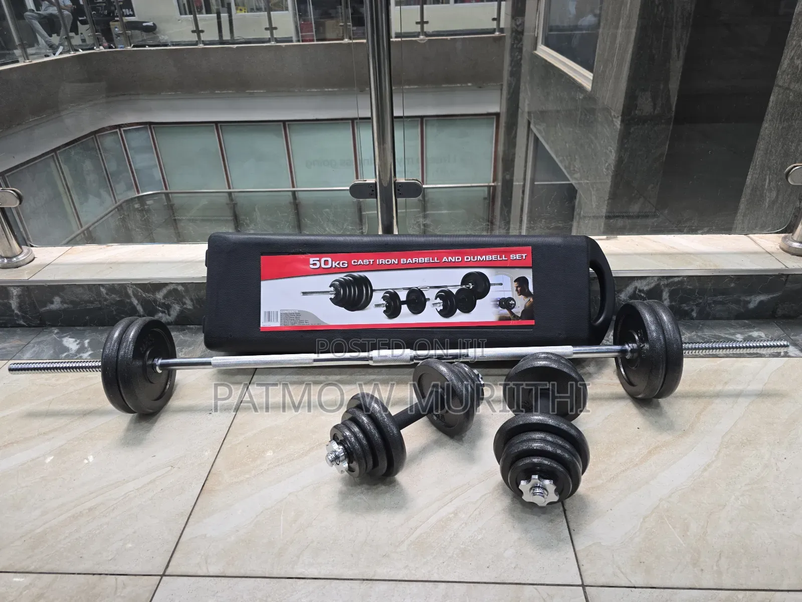50 KGS Adjustable Dumbbells Weights With Case