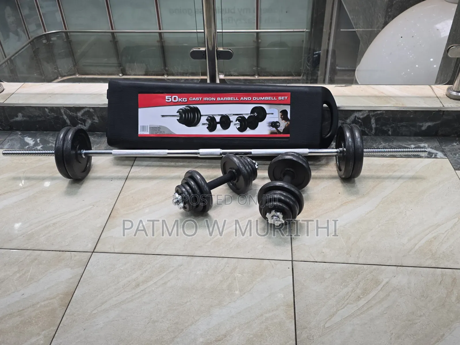 50 KGS Adjustable Dumbbells Weights With Case