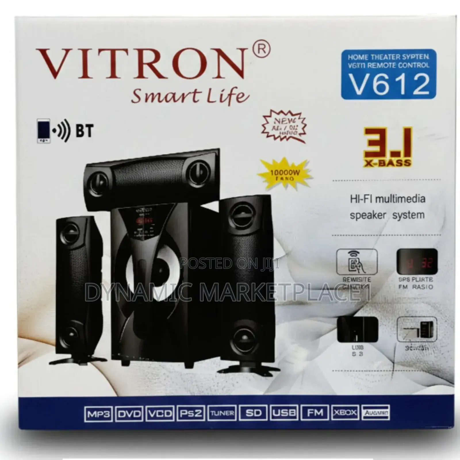 Vitron V612 3.1 Channel Multimedia Speaker System