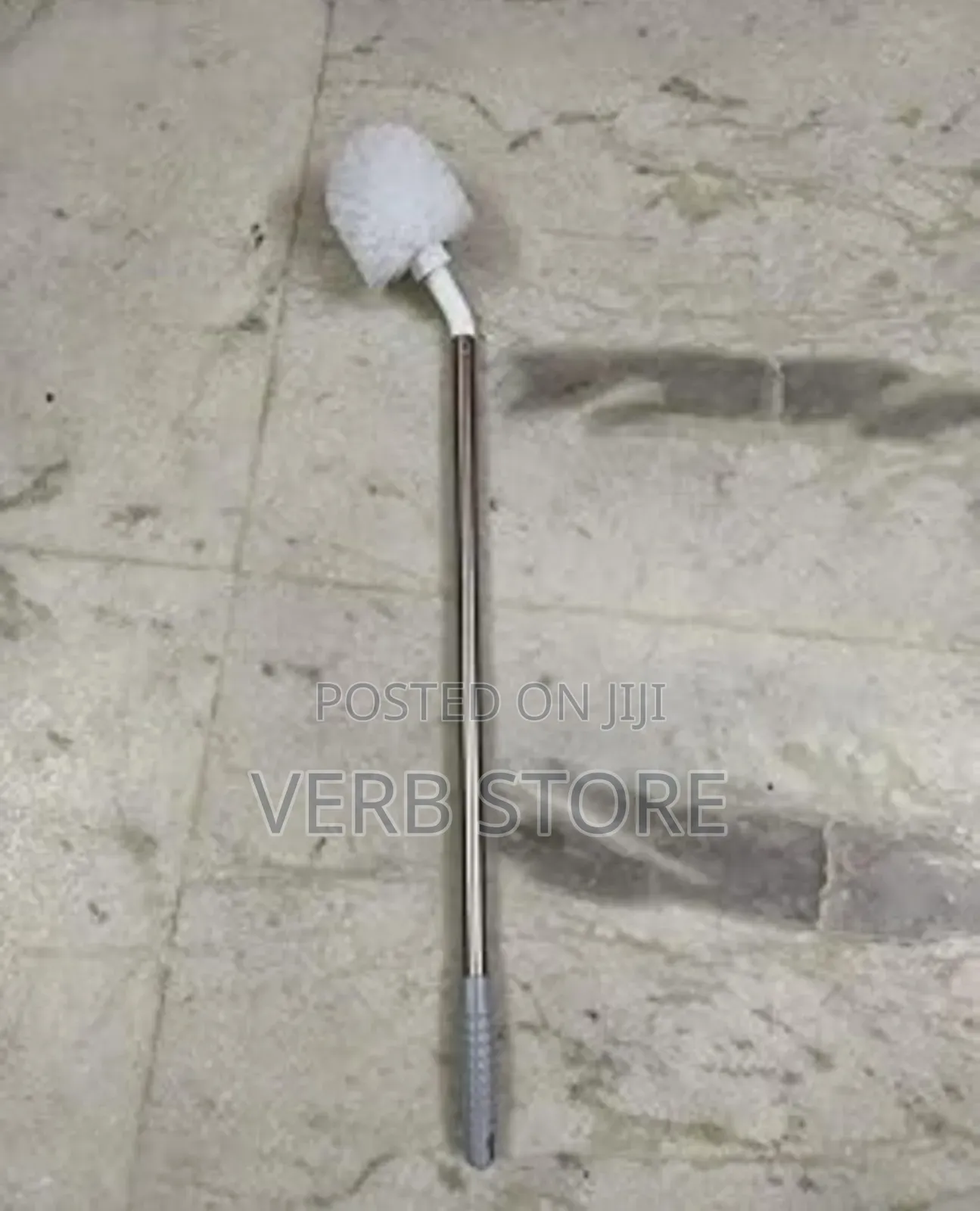 Bent Gallon Bottle Cleaning Brush Available in White Colour