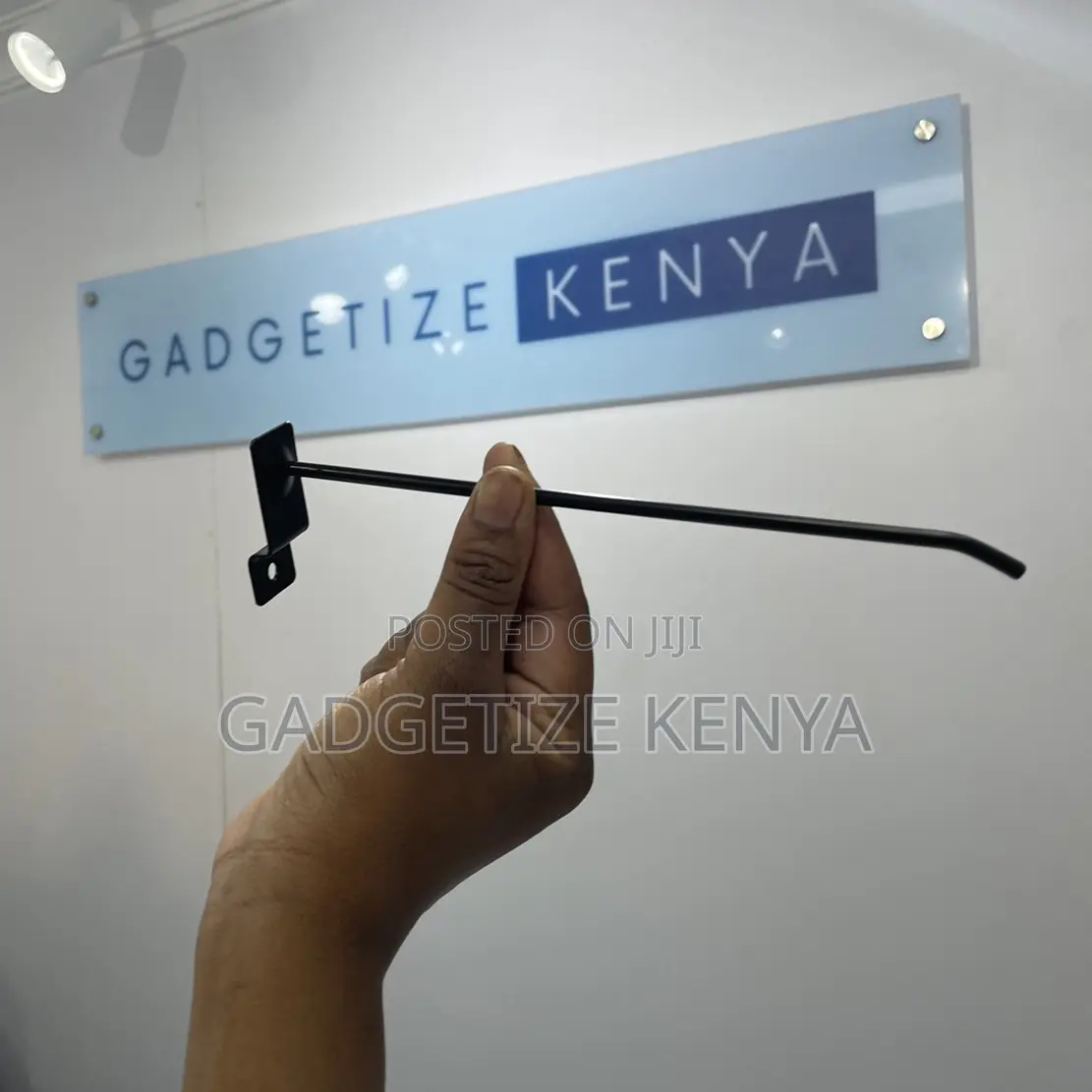 Black Slatwall Hanging Hooks for Retail Display Wall Mount