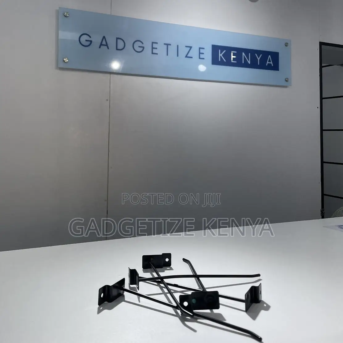 Black Slatwall Hanging Hooks for Retail Display Wall Mount