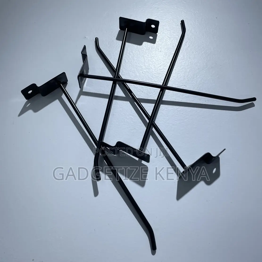 Black Slatwall Hanging Hooks for Retail Display Wall Mount