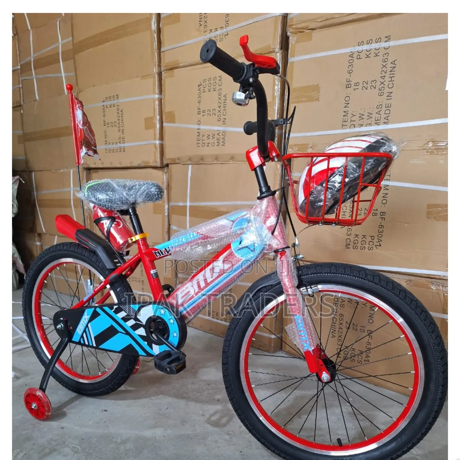 Size 20 at Red Plus Helmet Kids Bike