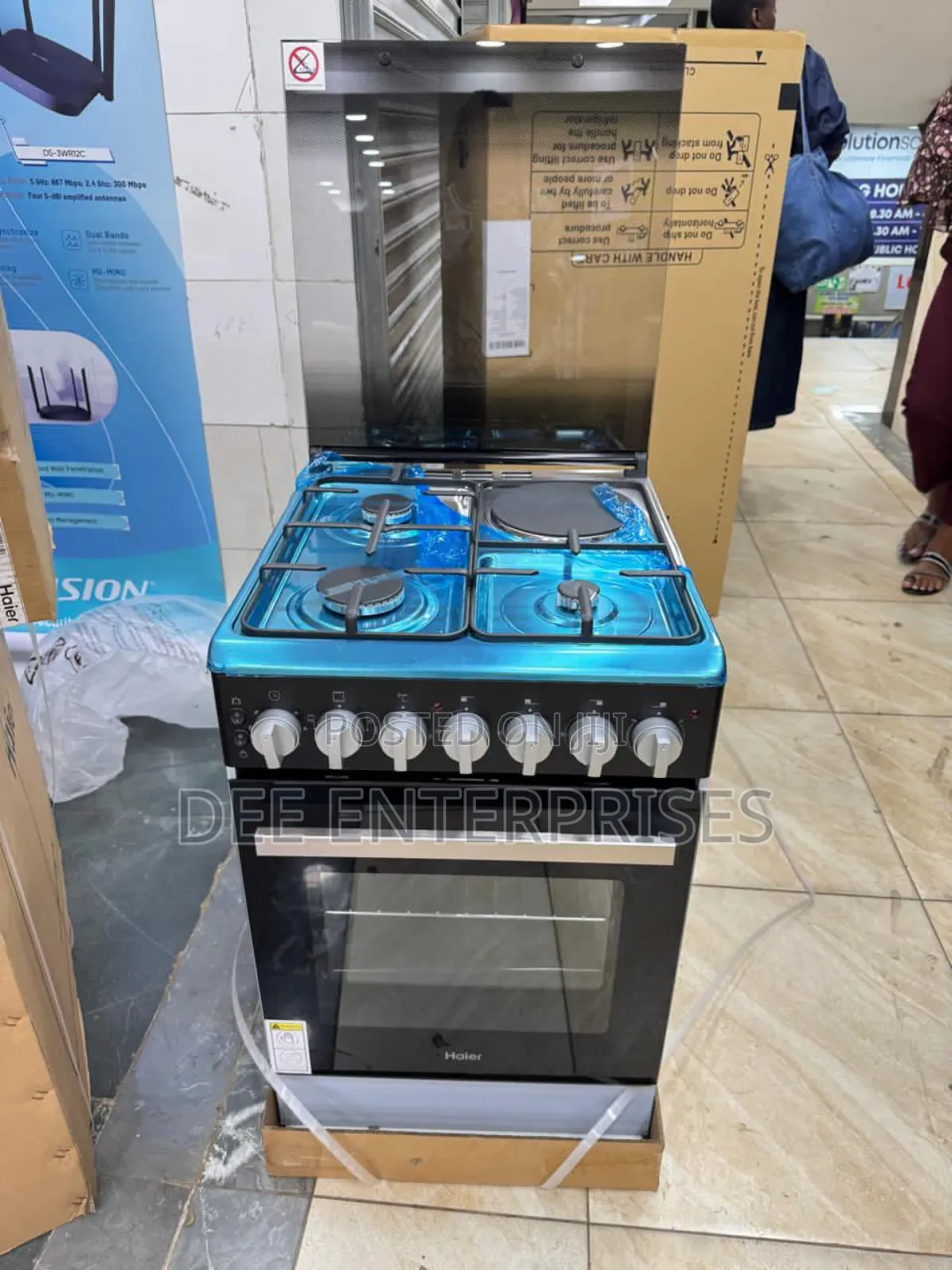 Haier 50 by 60 3+1 Cooker Black Color Jet Valve