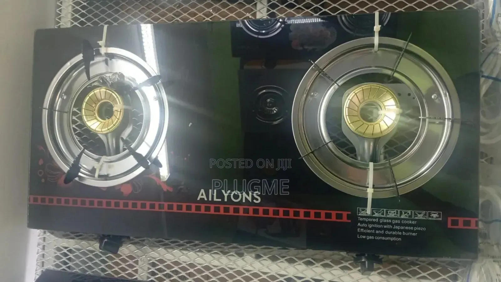 Ailyons 2 Burner Glass Table Top
