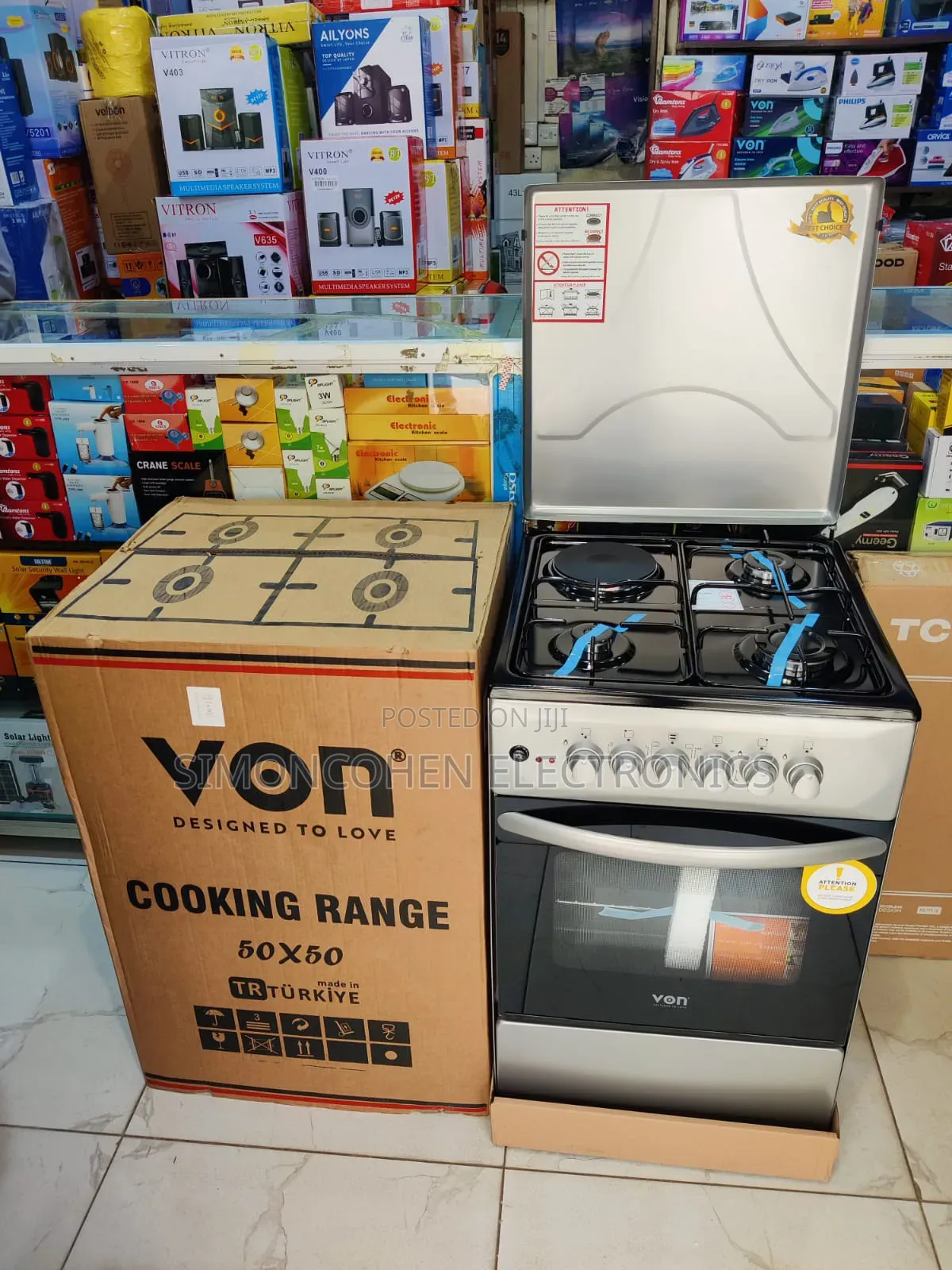 Von 3g+4e Standing Cooker 50×50