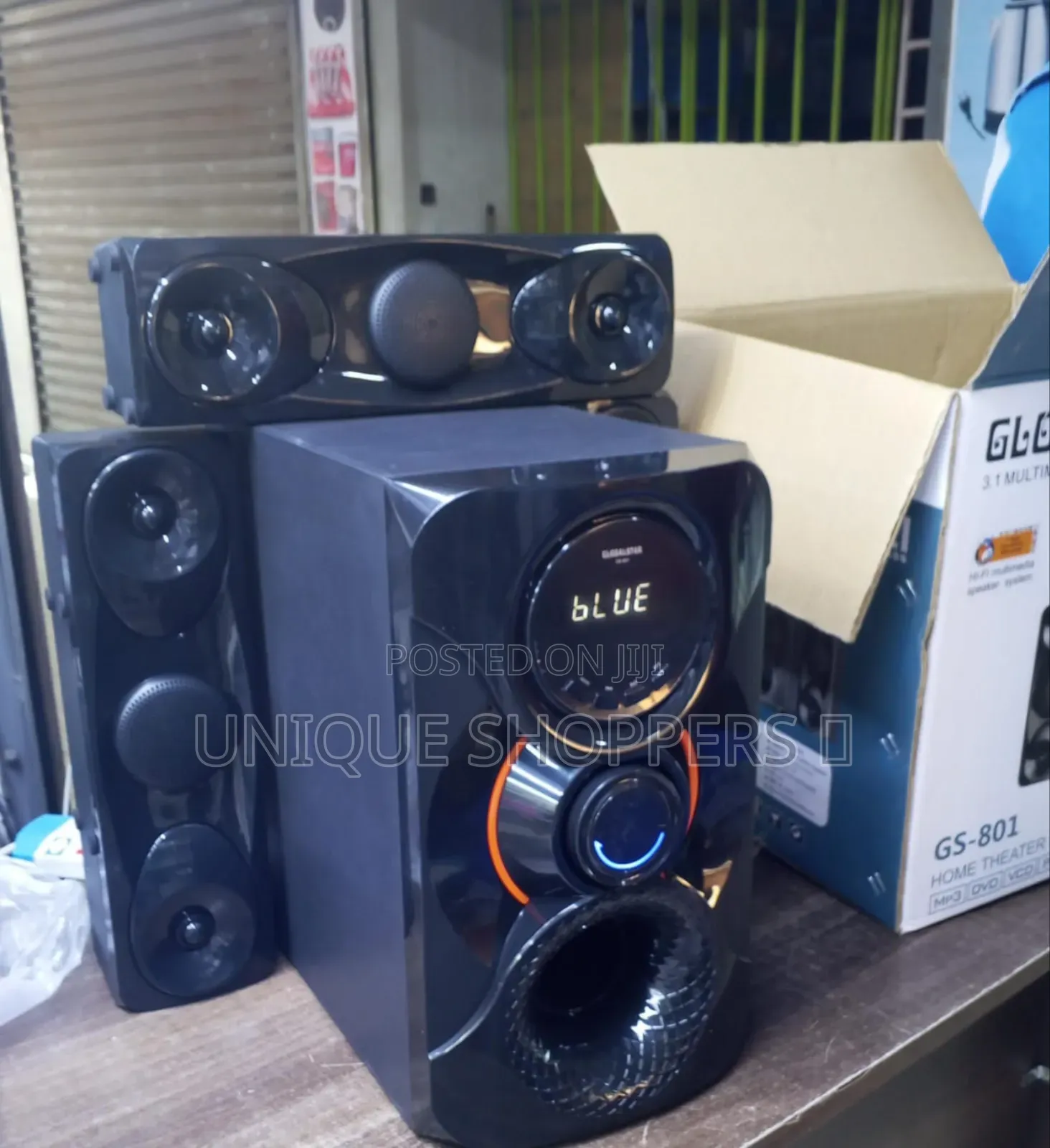 3.1ch Globalstar Home Theater System With Remote Control Woofer System