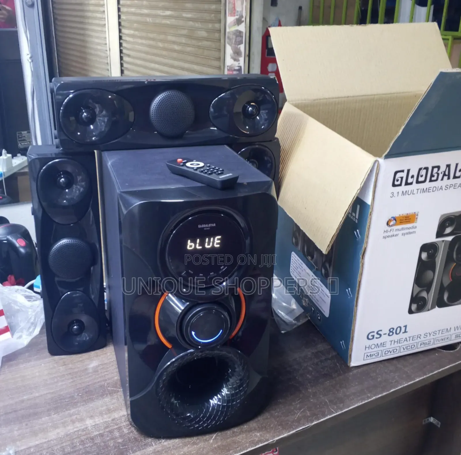 3.1ch Globalstar Home Theater System With Remote Control Woofer System