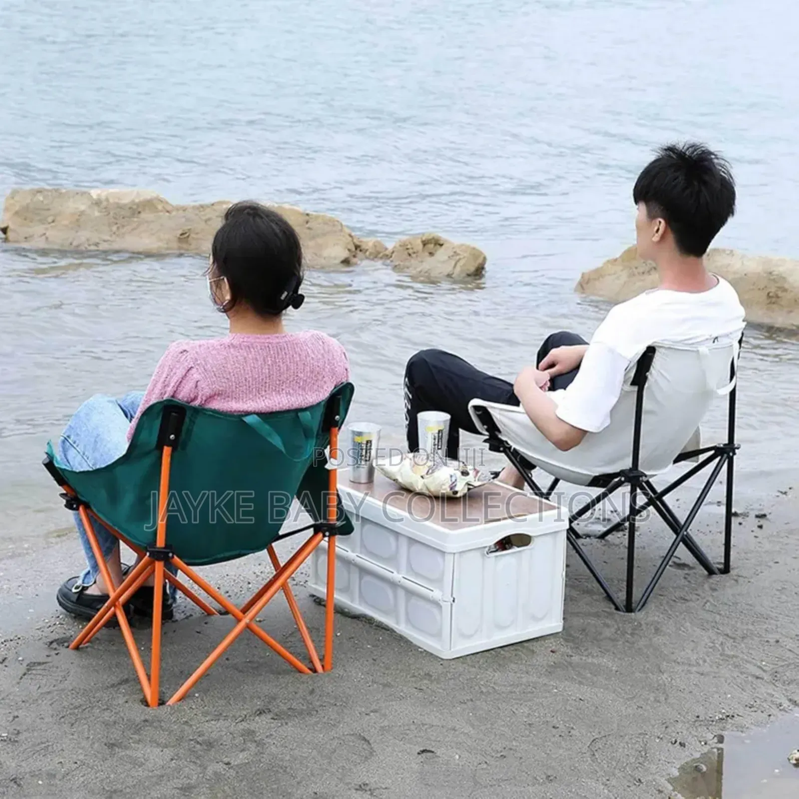 Portable Outdoor Folding Moon Chair