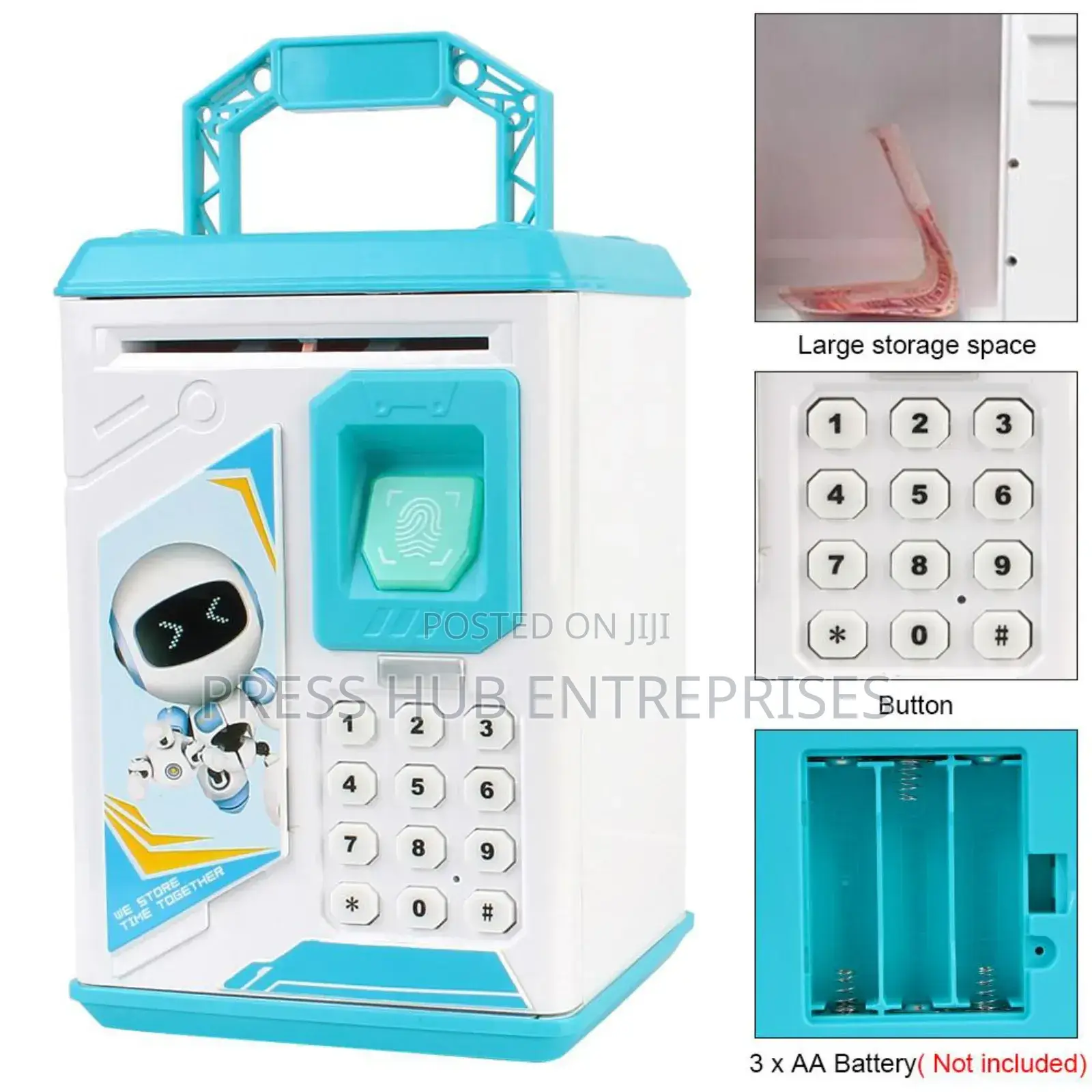 Electronic Piggy Bank Password Finger