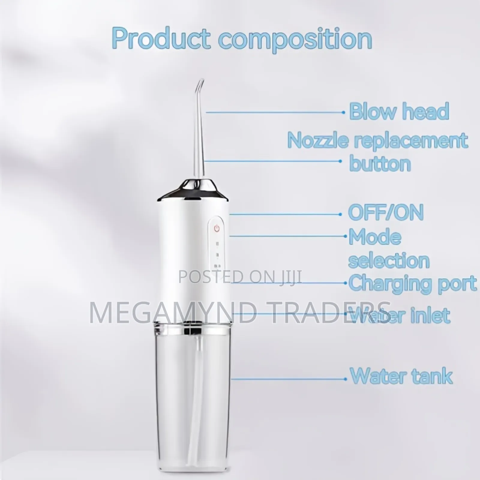 4 Nozzles Dental Water Irrigator Dental Flosser