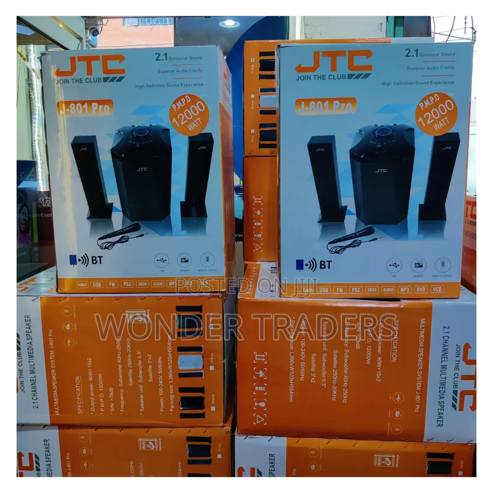 *Jtc 801 Mtungi Comes With 1 Microphone.