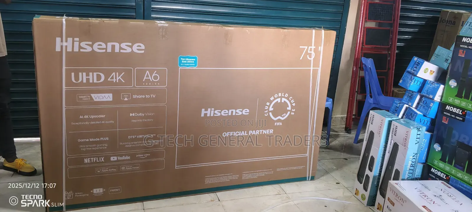Hisense 75a6 Series 75'' Inches Smart Uhd 4k Hdr Frameless