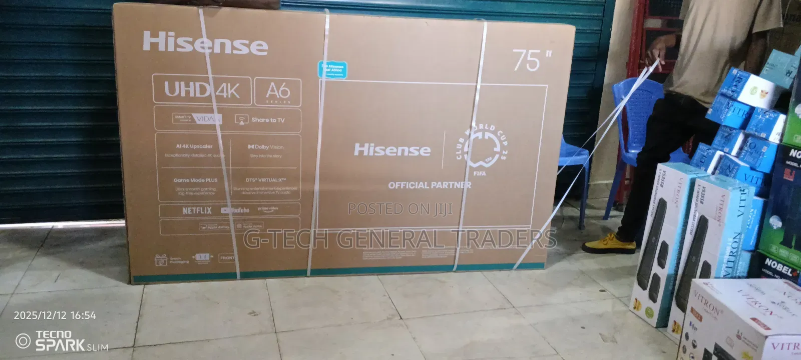 Hisense 75a6 Series 75'' Inches Smart Uhd 4k Hdr Frameless