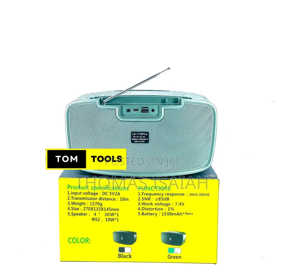 Boombest Ln1116plus Large Bluetooth Speaker Radio