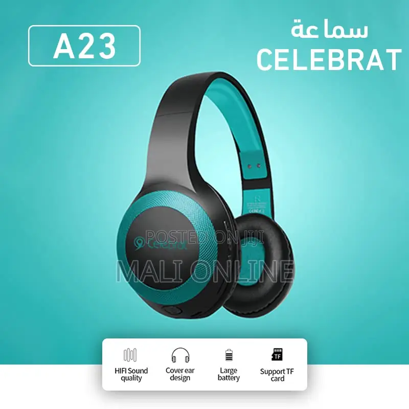 Celebrat A23 Bluetooth 5.0 Wireless Headphones Noise Cancelling