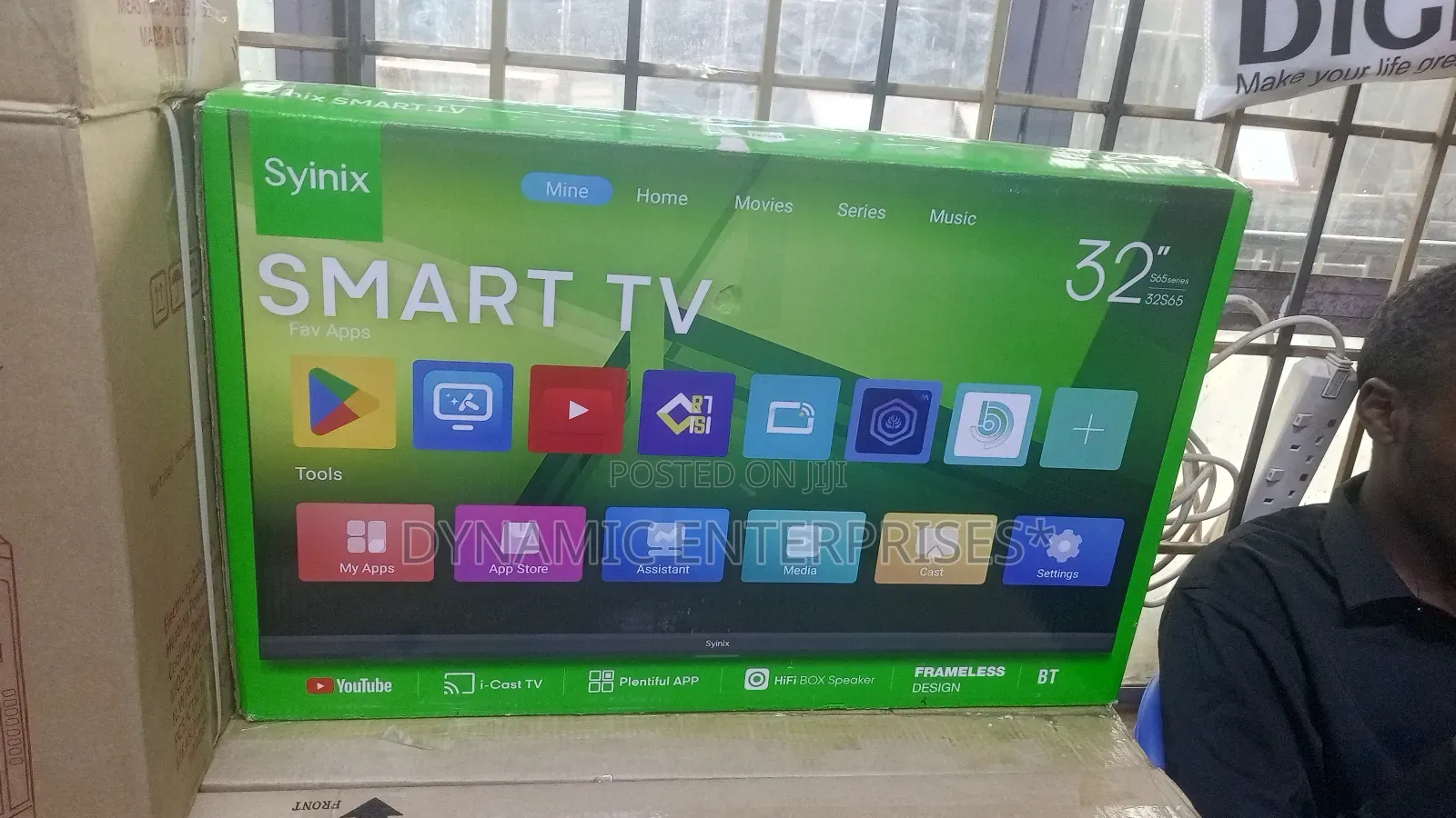 Brand New Syinix 32" Smart Android Tv 32s65 Frameless